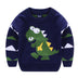 Dinosaur Sweater Children's Sweaters Boy Knit Sweater - Minihomy