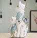 Cute Cat Decoration Desktop Creative Home Accessories Living Room Wine Cabinet Porch Decoration - Minihomy