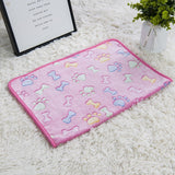 Soft Paw Print Cat Dog Fleece Blankets