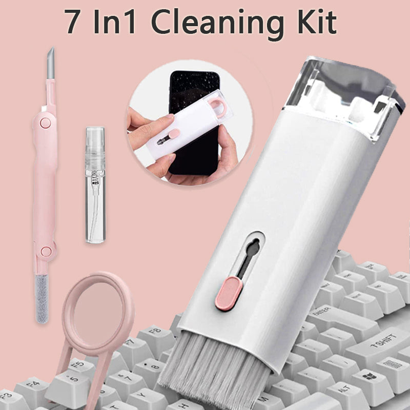 Multifunctional Bluetooth Headset Cleaning Pen Set Keyboard Cleaner Cleaning Tools Cleaner Keycap Puller Kit - Minihomy