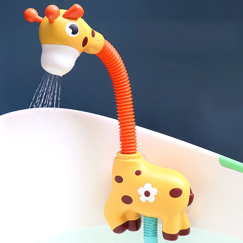 Children Bath Toy Electric Cartoon Giraffe Shower Baby Spray Bathtub Toys Educational Play Game Beach Toys - Minihomy