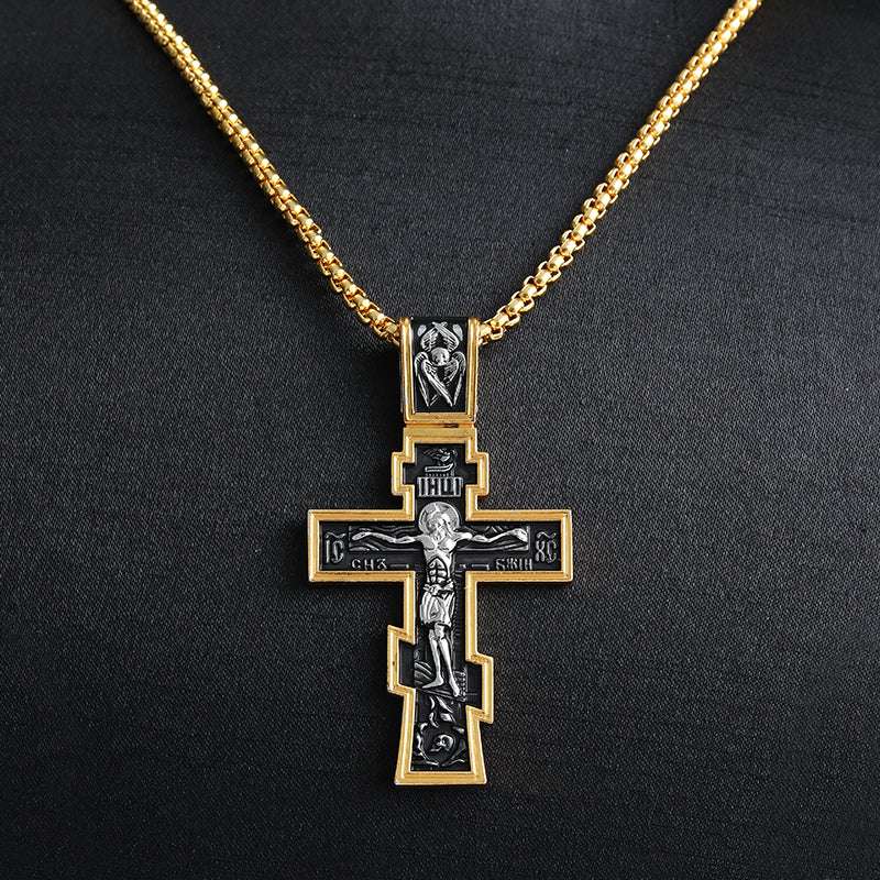 Cross Jesus Pendant Necklace - Minihomy