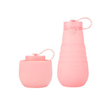 500ml Portable Retractable Silicone Cups Foldable Collapsible Water Bottle - Minihomy