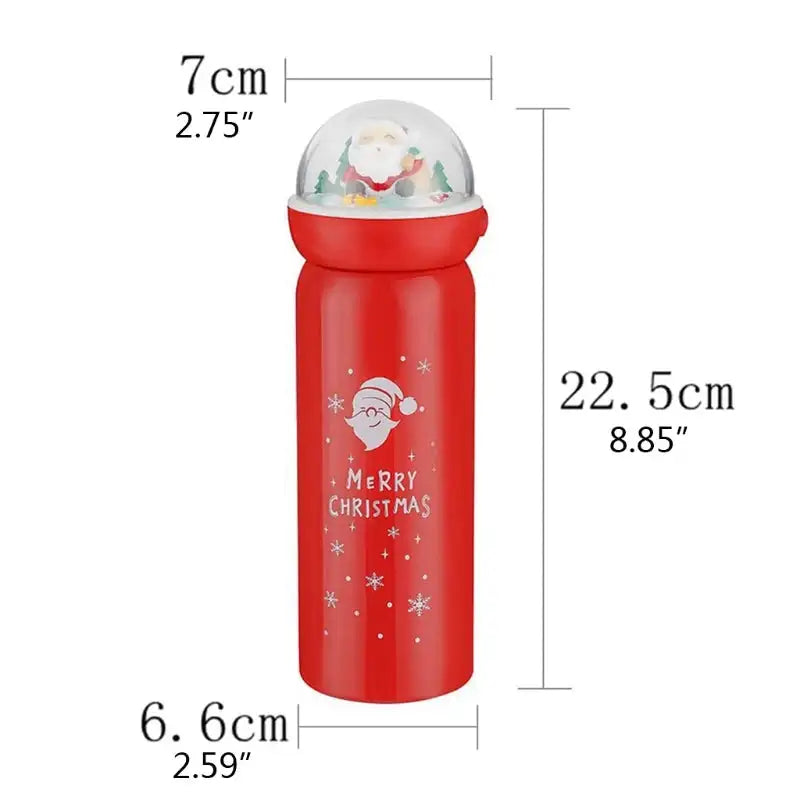 Christmas Gift Cute Elk Cartoon Thermos Mug - Minihomy