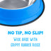 72oz. Blue Stainless Steel Dog Bowl - Minihomy