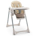 Baby Folding High Chair Dining Chair with Adjustable Height and Footrest-Beige - Color: Beige - Minihomy