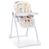 Baby High Chair Folding Feeding Chair with Multiple Recline and Height Positions-Beige - Color: Beige - Minihomy