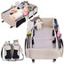 3 in 1 Portable Infant Bassinet Diaper Bag Beige - Color: Beige - Minihomy