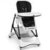 A-Shaped High Chair with 4 Lockable Wheels-Black - Color: Black - Minihomy