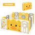 14-Panel Foldable Baby with Sound - Color: Yellow - Minihomy