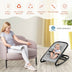 2-in-1 Adjustable Baby Bouncer and Rocker-Gray - Color: Light Gray - Minihomy