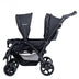 Foldable Lightweight Front Back Seats Double Baby Stroller-Black - Color: Black - Minihomy