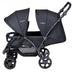 Foldable Lightweight Front Back Seats Double Baby Stroller-Black - Color: Black - Minihomy