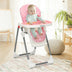 Folding Baby High Dining Chair with 6-Level Height Adjustment - Minihomy