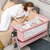 Portable Baby Bedside Sleeper with Adjustable Heights and Angle-Pink - Color: Pink - Minihomy