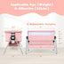 Portable Baby Bedside Sleeper with Adjustable Heights and Angle-Pink - Color: Pink - Minihomy