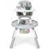 6-in-1 Baby High Chair Infant Activity Center with Height Adjustment-Gray - Color: Gray - Minihomy