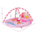 Baby Activity Play Piano Gym Mat with 5 Hanging Sensory Toys-Pink - Color: Pink - Minihomy