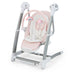 Baby Folding High Chair with 8 Adjustable Heights and 5 Recline Backrest-Pink - Color: Pink - Minihomy