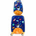 2PC Kids Luggage Set Rolling Suitcase & Backpack-Navy - Color: Navy - Minihomy