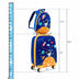 2PC Kids Luggage Set Rolling Suitcase & Backpack-Navy - Color: Navy - Minihomy