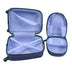 2 Pieces 12 Inch and 16 Inch Kids Carry on Suitcase Rolling Backpack School Luggage Set - Color: Dark Blue - Minihomy