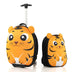 Lightweight and Portable Rolling Suitcase for Children-Yellow - Color: Yellow - Minihomy