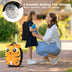 Lightweight and Portable Rolling Suitcase for Children-Yellow - Color: Yellow - Minihomy