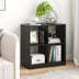 4-Cube Kids Bookcase with Open Shelves-Black - Color: Black - Minihomy