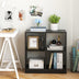 4-Cube Kids Bookcase with Open Shelves-Black - Color: Black - Minihomy