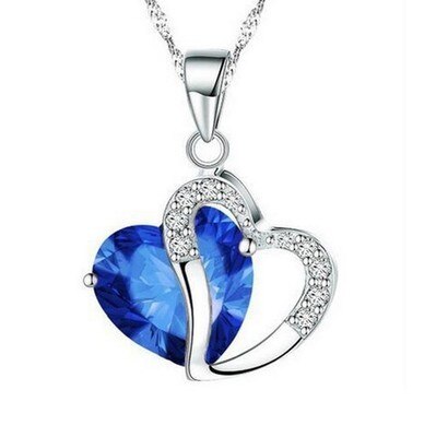 Lady Fashion Heart Pendant Necklace - Minihomy