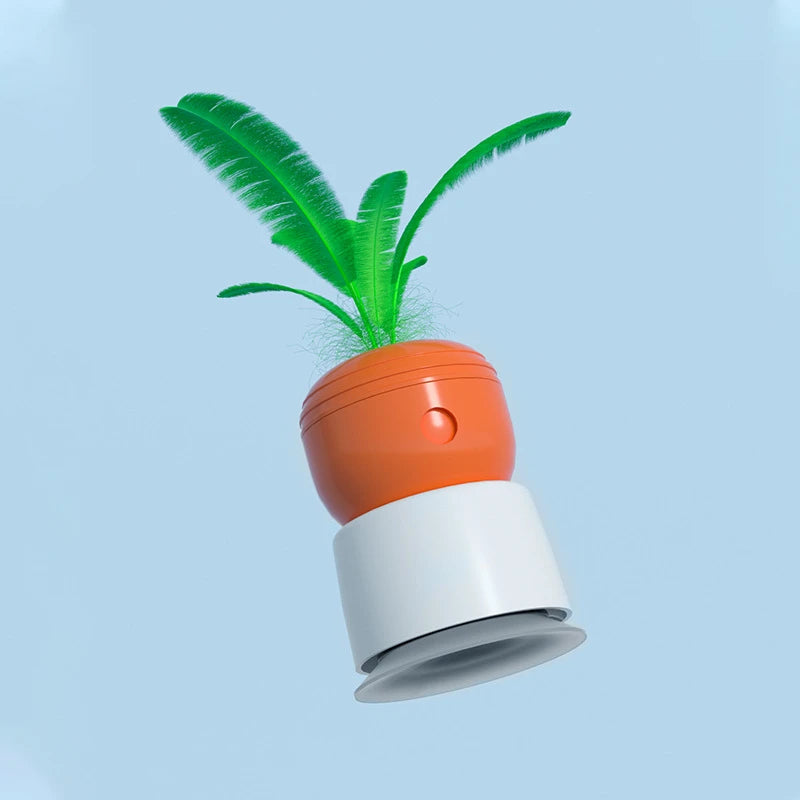 Pet Toys Educational Leaky Food Relieving Stuffiness Sucker Spring Carrot - Minihomy