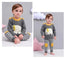 Baby Sweater Suit Baby Jacket Thick Line Suit - Minihomy