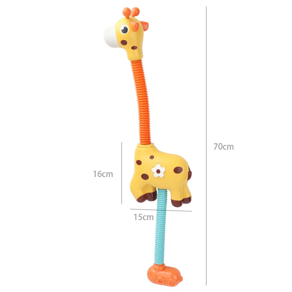 Children Bath Toy Electric Cartoon Giraffe Shower Baby Spray Bathtub Toys Educational Play Game Beach Toys - Minihomy