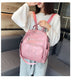 Backpack Women's Bag trend bag new pu pillow bags girl travel school bags - Minihomy