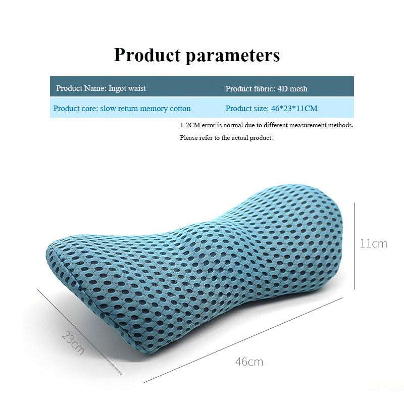 Lumbar Support Pillow For Side Sleepers Pregnancy Relieve Hip Coccyx Sciatica Pain Machine Chair Back Cushion Waist Car Seat - Minihomy