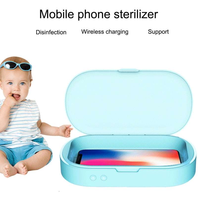 5V Double UV Phone Sterilizer Box Jewelry Phones Cleaner Personal Sanitizer Disinfection Box with Aromatherapy - Minihomy