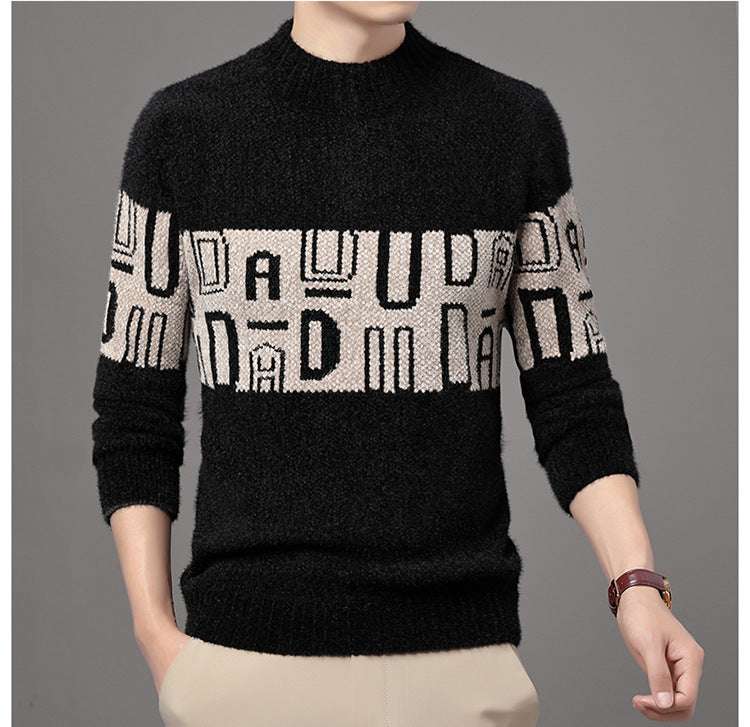 Men's Tops Youth Thicken Knitwear - Minihomy