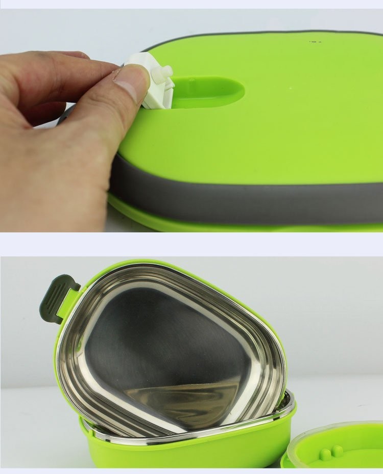 Stainless steel portable lunch box