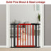 Extendable Safety Gate for Baby and Pet-Red - Color: Red - Minihomy