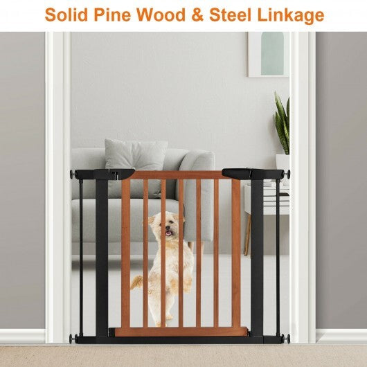 Extendable Safety Gate for Baby and Pet-Red - Minihomy