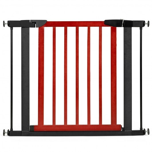 Extendable Safety Gate for Baby and Pet-Red - Minihomy