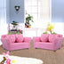 BL/PI Kids Strawberry Armrest Chair Sofa-Pink - Color: Pink - Minihomy