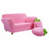 BL/PI Kids Strawberry Armrest Chair Sofa-Pink - Color: Pink - Minihomy