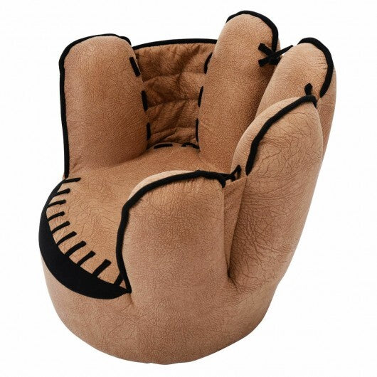 Household Five Fingers Baseball Glove Shaped Kids Leisure Upholstered Sofa - Minihomy