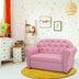 Kids Princess Armrest Chair Lounge Couch - Color: Pink - Minihomy