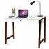 Computer Desk Laptop PC Writing Table Makeup Vanity Table-Walnut - Color: Walnut - Minihomy