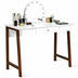 Computer Desk Laptop PC Writing Table Makeup Vanity Table-Walnut - Color: Walnut - Minihomy