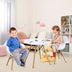 3 Pieces Kid's Modern Round Table Chair Set - Minihomy