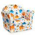 Kids Elephant Upholstered Sofa with Armrest - Color: Multicolor - Minihomy